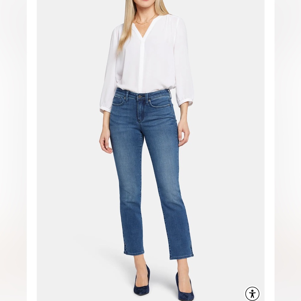 NYDJ, Sheri slim ankle jeans- Bluewell